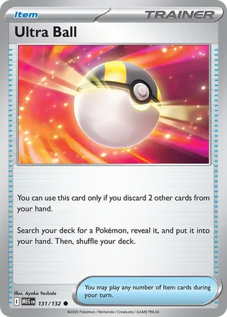 Ultra Ball 131/188 — Mega Evolution (English Pokémon TCG card)