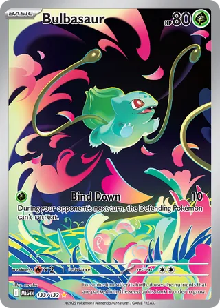Bulbasaur 133/188 — Mega Evolution (English Pokémon TCG card)