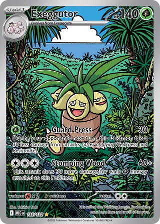 Exeggutor 135/188 — Mega Evolution (English Pokémon TCG card)