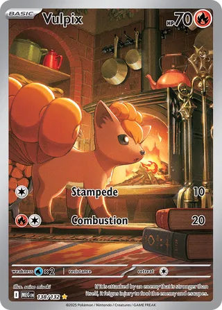 Vulpix 138/188 — Mega Evolution (English Pokémon TCG card)