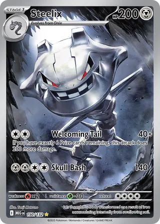 Steelix 150/188 — Mega Evolution (English Pokémon TCG card)