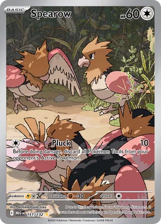 Spearow 151/188 — Mega Evolution (English Pokémon TCG card)
