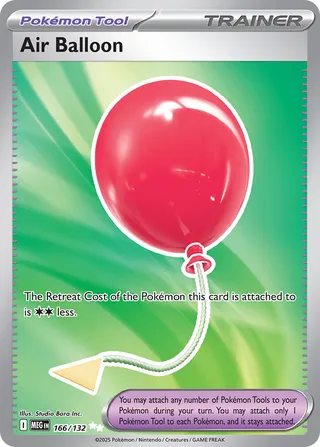 Air Balloon 166/188 — Mega Evolution (English Pokémon TCG card)