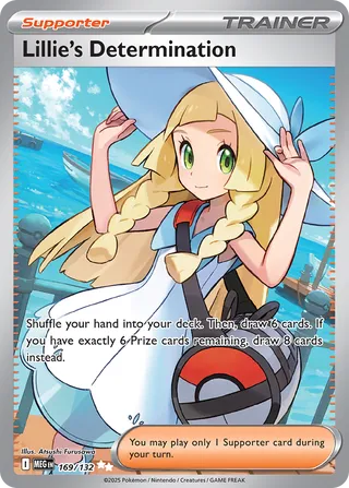 Lillie's Determination 169/188 — Mega Evolution (English Pokémon TCG card)