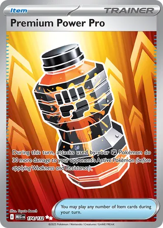 Premium Power Pro 174/188 — Mega Evolution (English Pokémon TCG card)