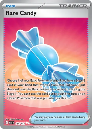 Rare Candy 175/188 — Mega Evolution (English Pokémon TCG card)