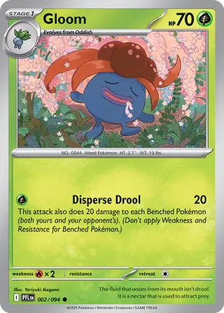 Gloom 002/130 — Phantasmal Flames (English Pokémon TCG card)