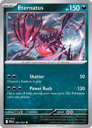 Eternatus 069/130 — Phantasmal Flames (English Pokémon TCG card)