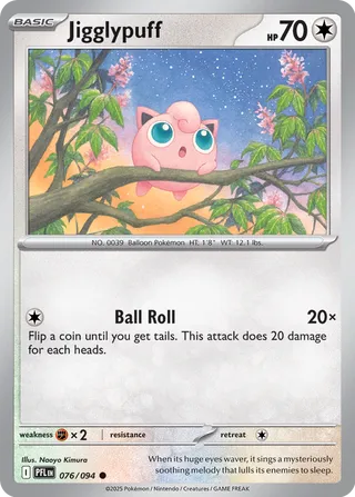 Jigglypuff 076/130 — Phantasmal Flames (English Pokémon TCG card)