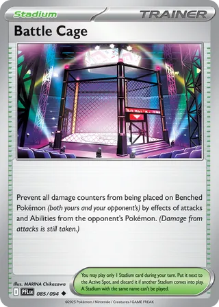 Battle Cage 085/130 — Phantasmal Flames (English Pokémon TCG card)