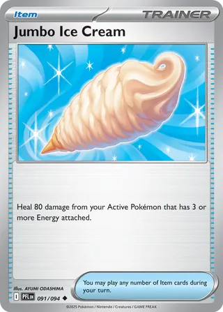 Jumbo Ice Cream 091/130 — Phantasmal Flames (English Pokémon TCG card)