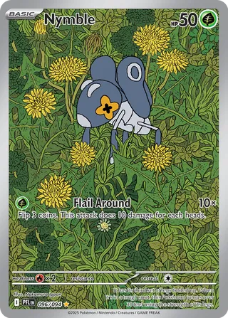 Nymble 096/130 — Phantasmal Flames (English Pokémon TCG card)