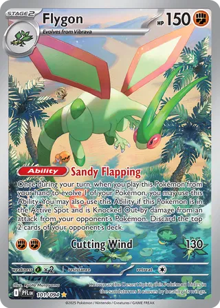 Flygon 101/130 — Phantasmal Flames (English Pokémon TCG card)
