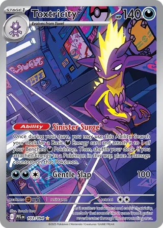 Toxtricity 103/130 — Phantasmal Flames (English Pokémon TCG card)