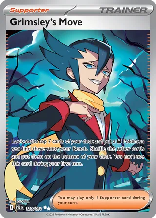 Grimsley's Move 120/130 — Phantasmal Flames (English Pokémon TCG card)