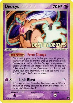 Deoxys Movie Promo 016/319 — Miscellaneous Promos 3 (English Pokémon TCG card)