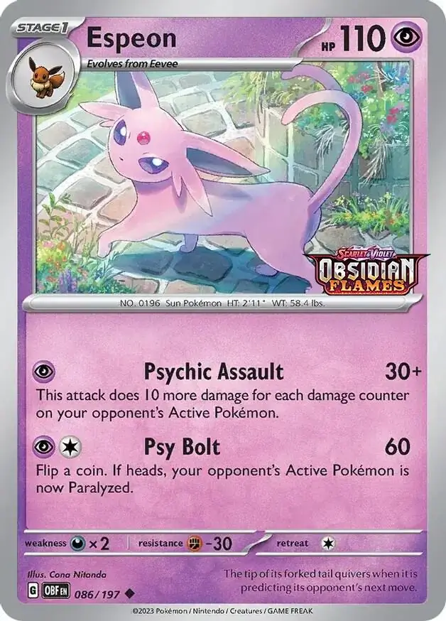 Espeon Best Buy 086/319 — Miscellaneous Promos 3 (English Pokémon TCG card)
