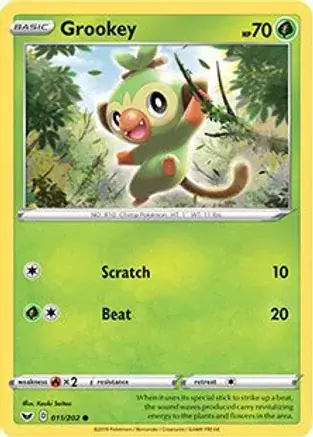 Grookey Premium Collection Promo 011/319 — Miscellaneous Promos 3 (English Pokémon TCG card)