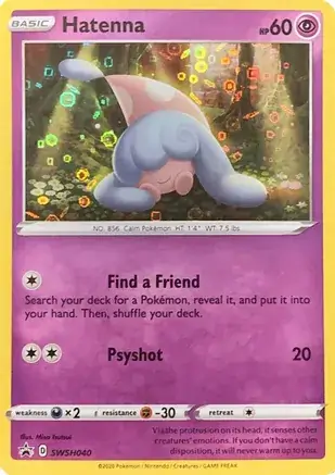Hatenna General Mills SWSH040 — Miscellaneous Promos 3 (English Pokémon TCG card)