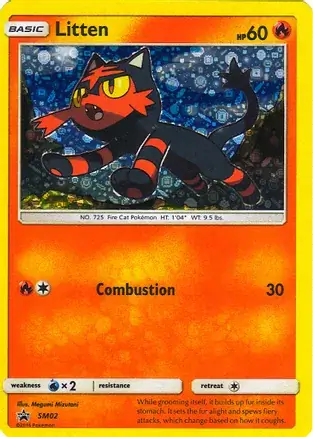 Litten General Mills SM02 — Miscellaneous Promos 3 (English Pokémon TCG card)