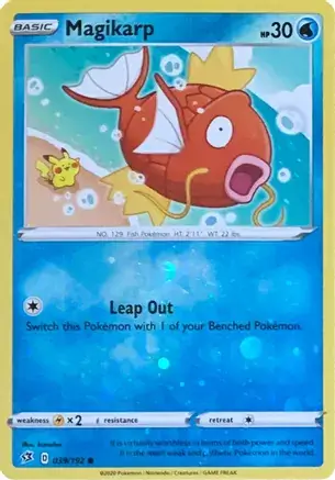 Magikarp Cosmos Reverse Holo 039/319 — Miscellaneous Promos 3 (English Pokémon TCG card)