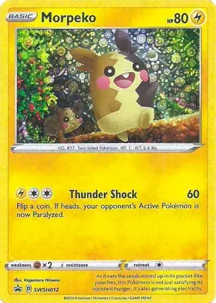 Morpeko General Mills SWSH012 — Miscellaneous Promos 3 (English Pokémon TCG card)