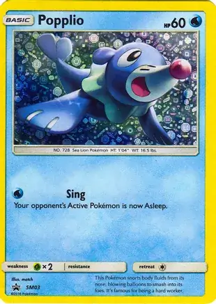 Popplio General Mills SM03 — Miscellaneous Promos 3 (English Pokémon TCG card)