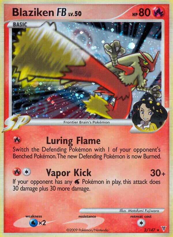 Blaziken FB 002/153 — Supreme Victors (Italian Pokémon TCG card)