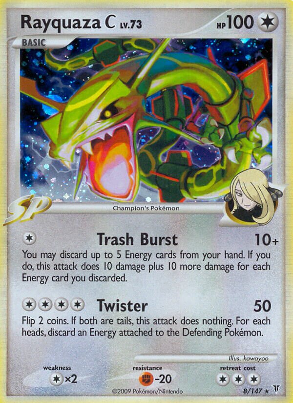 Rayquaza C 008/153 — Supreme Victors (Italian Pokémon TCG card)