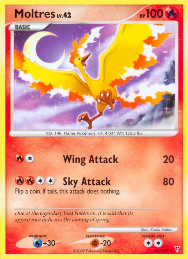 Moltres 036/153 — Supreme Victors (Italian Pokémon TCG card)