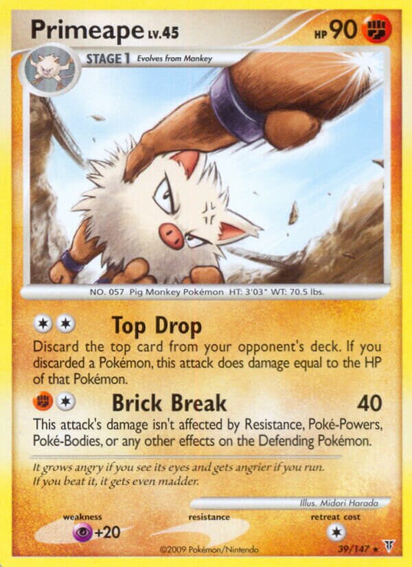 Primeape 039/153 — Supreme Victors (Italian Pokémon TCG card)