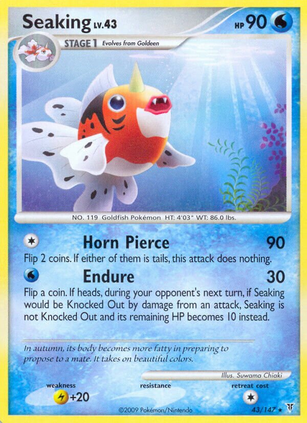 Seaking 043/153 — Supreme Victors (Italian Pokémon TCG card)