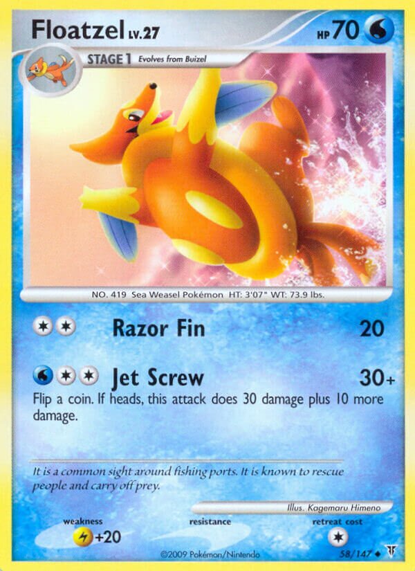 Floatzel 058/153 — Supreme Victors (Italian Pokémon TCG card)