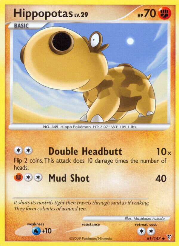 Hippopotas 061/153 — Supreme Victors (Italian Pokémon TCG card)