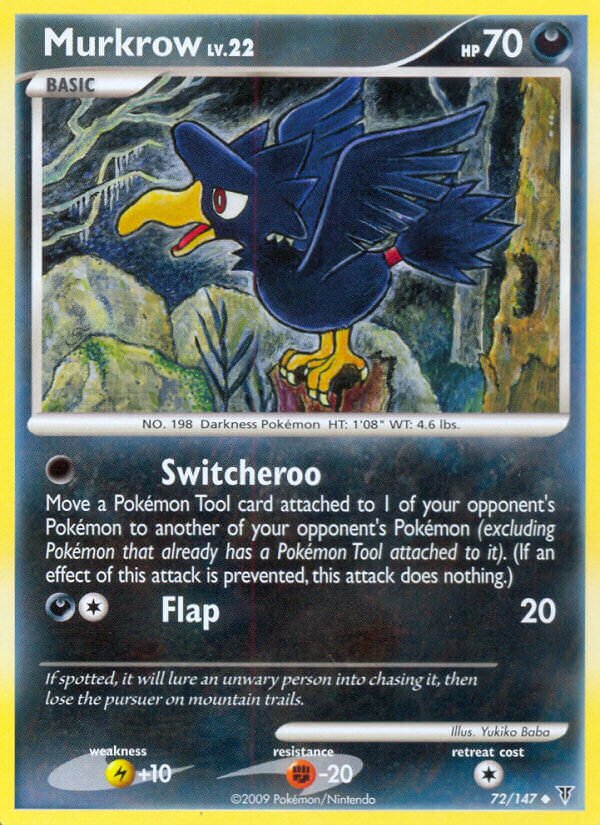 Murkrow 072/153 — Supreme Victors (Italian Pokémon TCG card)