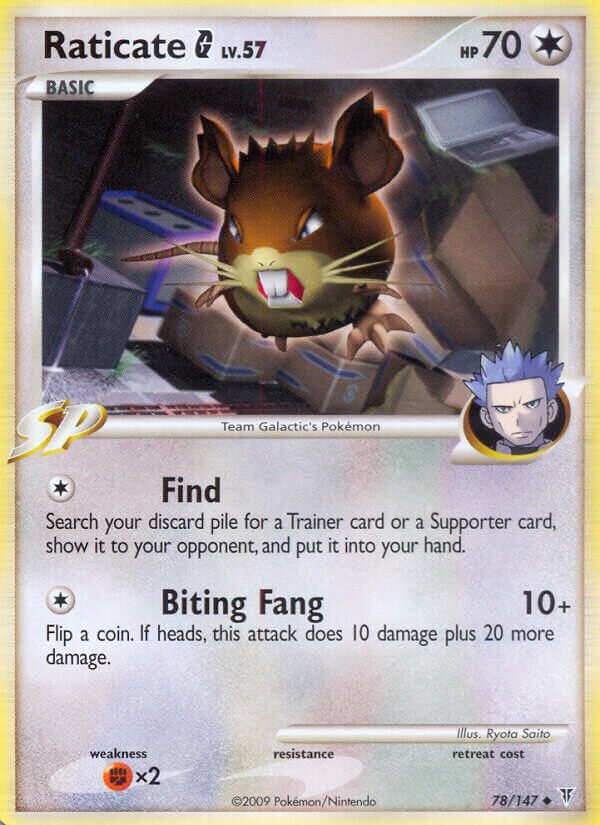 Raticate G 078/153 — Supreme Victors (Italian Pokémon TCG card)