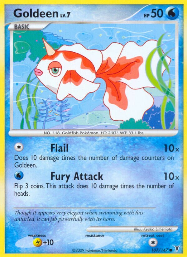 Goldeen 107/153 — Supreme Victors (Italian Pokémon TCG card)