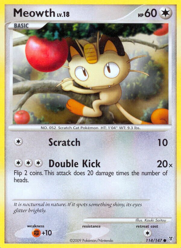 Meowth 114/153 — Supreme Victors (Italian Pokémon TCG card)