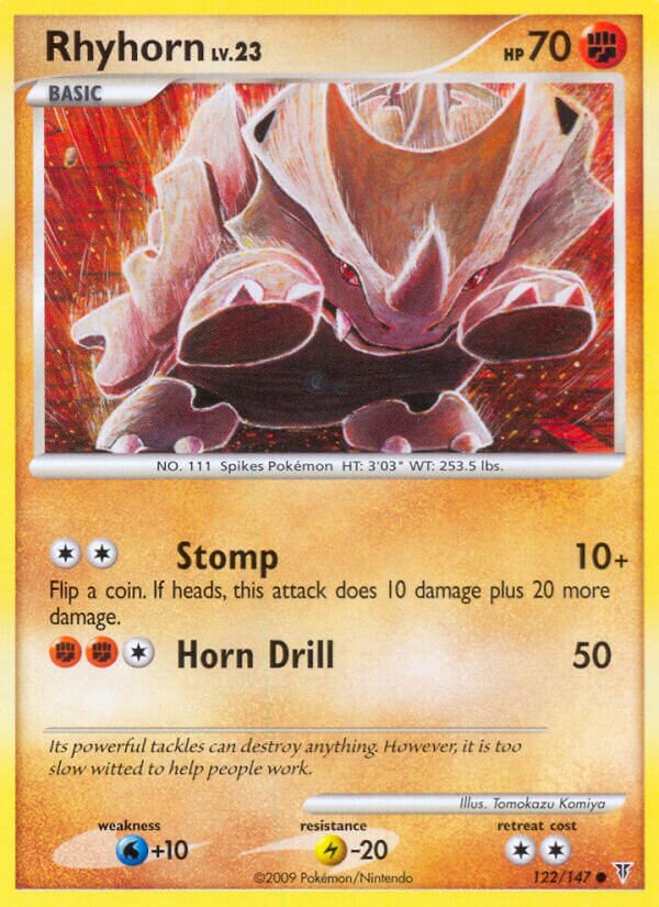 Rhyhorn 122/153 — Supreme Victors (Italian Pokémon TCG card)