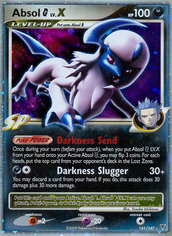 Absol G LV.X 141/153 — Supreme Victors (Italian Pokémon TCG card)
