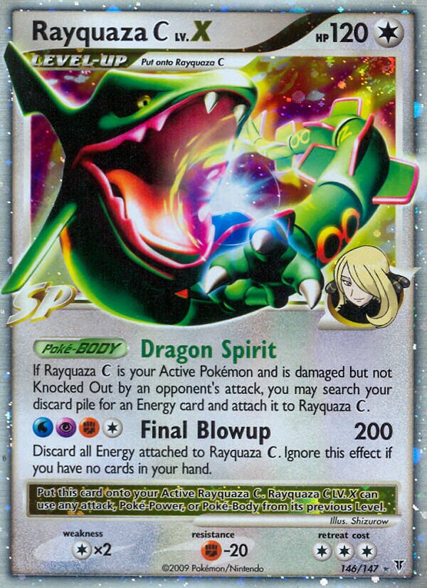 Rayquaza C LV.X 146/153 — Supreme Victors (Italian Pokémon TCG card)