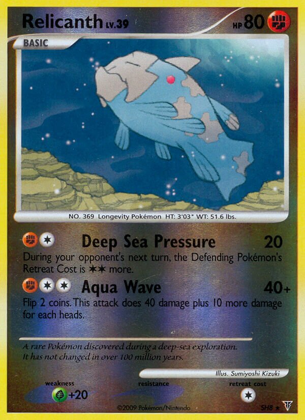 Relicanth SH8 — Supreme Victors (Italian Pokémon TCG card)