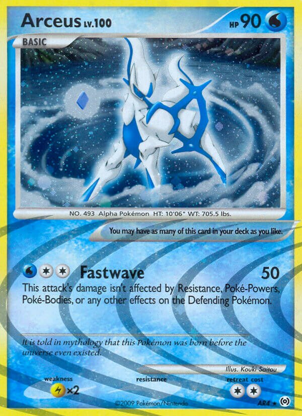 Arceus AR4 — Arceus (Italian Pokémon TCG card)