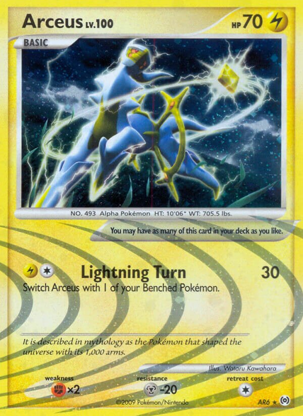 Arceus AR6 — Arceus (Italian Pokémon TCG card)