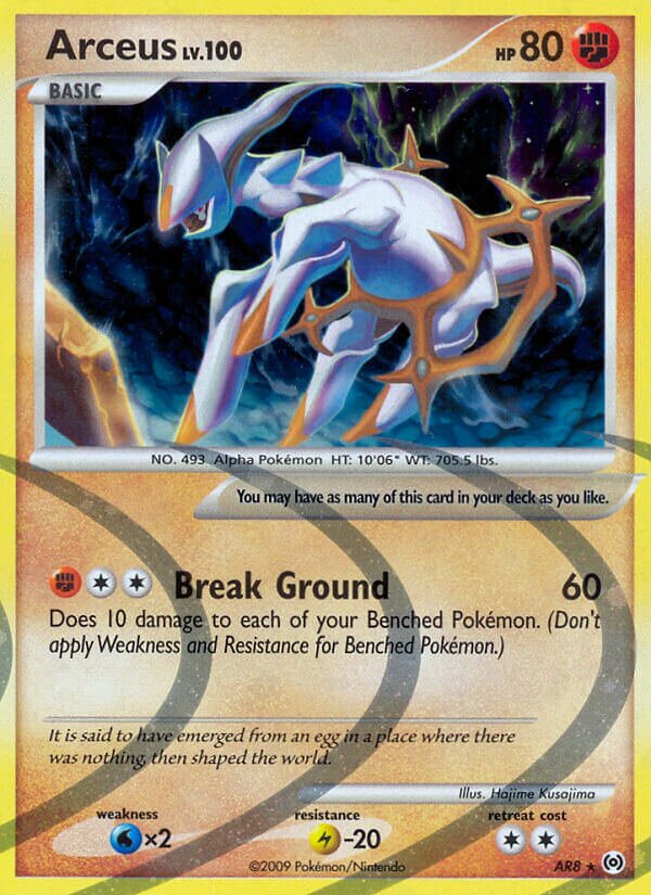 Arceus AR8 — Arceus (Italian Pokémon TCG card)