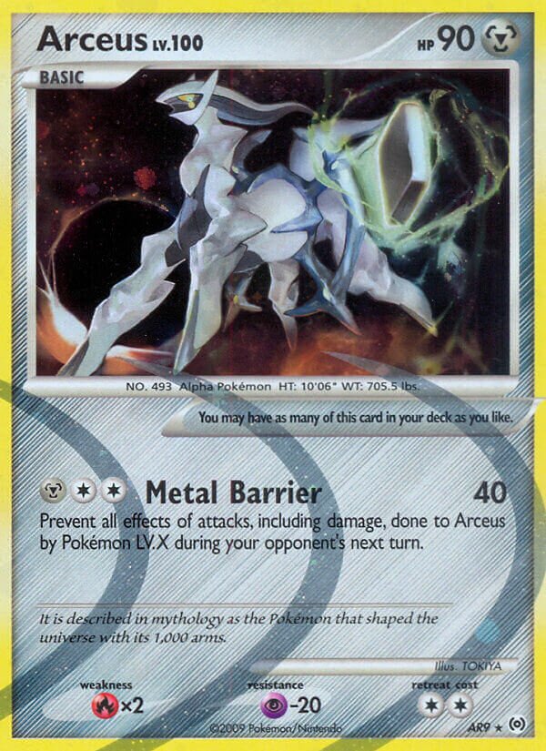 Arceus AR9 — Arceus (Italian Pokémon TCG card)