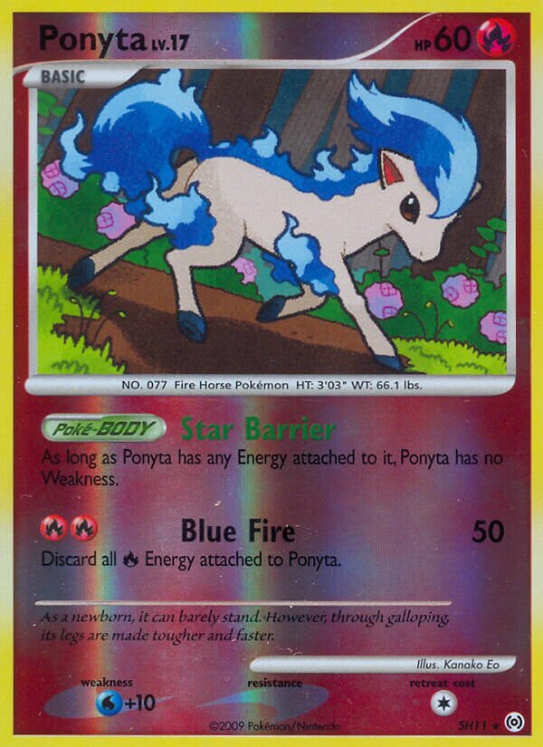 Ponyta SH11 — Arceus (Italian Pokémon TCG card)