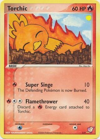 Torchic 003/5 — Poké Card Creator Pack (English Pokémon TCG card)
