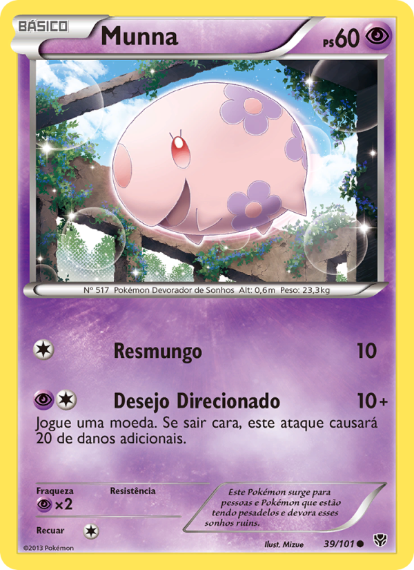 Munna 39 — Explosão de Plasma (Portuguese Pokémon TCG card)
