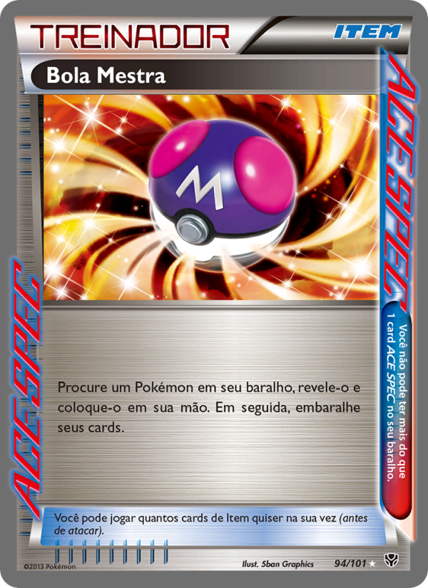 Bola Mestra 94 — Explosão de Plasma (Portuguese Pokémon TCG card)